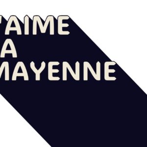 J'aime la Mayenne bleu foncé